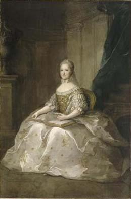 unknow artist Portrait of Maria Josepha of Saxony dauphine of France